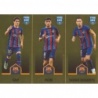 Buy Sticker Gavi - Pedri - Sergio Busquets Barcelona Panini Fifa 365 The Golden World Of Football