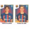 Sale Sticker Marcos Alonso - Frenkie de Jong Barcelona Panini Fifa 365 Stickers 2023