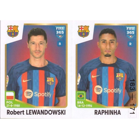 Robert Lewandowski - Raphinha Barcelona 163