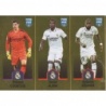 Sale Sticker of Thibaut Courtois - David Alaba - Antonio Rüdiger Real Madrid Panini Fifa 365 Stickers 2023