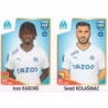 Sale Sticker Issa Kaboré - Sead Kolašinac Olympique Marsella Panini Fifa 365 Stickers 2023