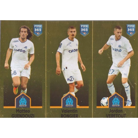 Matteo Guendouzi - Valentin Rongier - Jordan Veretout Olympique Marsella 203