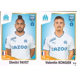 Dimitri Payet - Valentin Rongier Olympique Marsella 208