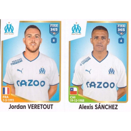 Jordan Veretout - Alexis Sánchez Olympique Marsella 210