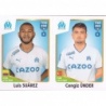 Sale Sticker of Luis Suárez - Cengiz Ünder Olympique Marsella Panini Fifa 365 The Golden World Of Football 2023