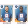 Sale Sticker of Sergio Ramos - Danilo Pereira PSG Panini Fifa 365 The Golden World Of Football
