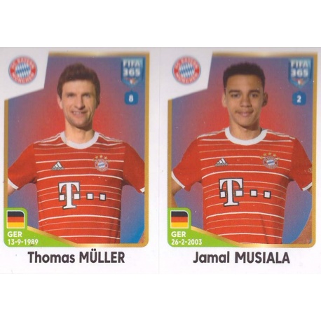 Thomas Müller - Jamal Musiala Bayern Munich 242