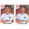 Sale Sticker Makoto Hasebe - Christopher Lenz Eintracht Frankfurt Panini Fifa 365 The Golden World Of Football 2023