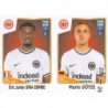 Sale Sticker of Éric Junior Dina Ebimbe - Mario Götze Eintracht Frankfurt Panini Fifa 365 The Golden World Of Football