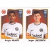 Sale Sticker of Ansgar Knauff - Jesper Lindström Eintracht Frankfurt Panini Fifa 365 The Golden World Of Football