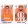 Buy Sticker Tzolakis - Gonzalo Ávila Olympiacos Panini Fifa 365 The Golden World Of Football