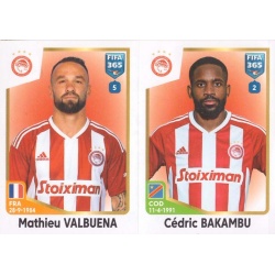 Mathieu Valbuena - Cédric Bakambu Olympiacos 274