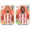 Sale Sticker of Mathieu Valbuena - Cédric Bakambu Olympiacos Panini Fifa 365 The Golden World Of Football