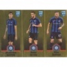 Sale Sticker of Alessandro Bastoni - Stefan de Vrij - Milan Škriniar Inter Milán Panini Fifa 365 The Golden World Of Football