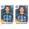 Sale Sticker of Hakan Çalhanoğlu - Henrikh Mkhitaryan Inter Milán Panini Fifa 365 Stickers 2023
