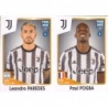 Buy Soccer Stickers Leandro Paredes - Paul Pogba Juventus Panini Fifa 365 The Golden World Of Football