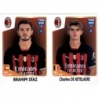 Buy Sticker Brahim Díaz - Charles De Ketelaere AC Milan Panini Fifa 365 Stickers 2023