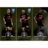 Sale Sticker of Olivier Giroud - Junior Messias - Rafael Leão AC Milan Panini Fifa 365 The Golden World Of Football 2023