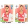 Sale Sticker of Lucas Ocampos - Dušan Tadić AFC Ajax Panini Fifa 365 The Golden World Of Football