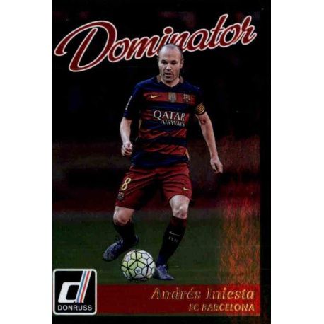 Andres Iniesta Dominator 49 Donruss Soccer 2016-17
