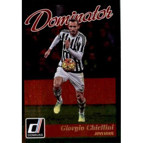 Giorgio Chiellini Dominator 50 Donruss Soccer 2016-17