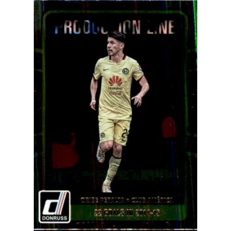 Oribe Peralta Production Line 11 Donruss Soccer 2016-17