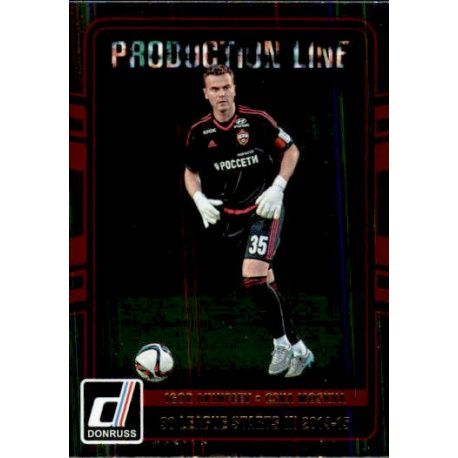 Igor Akinfeev Production Line 12 Donruss Soccer 2016-17