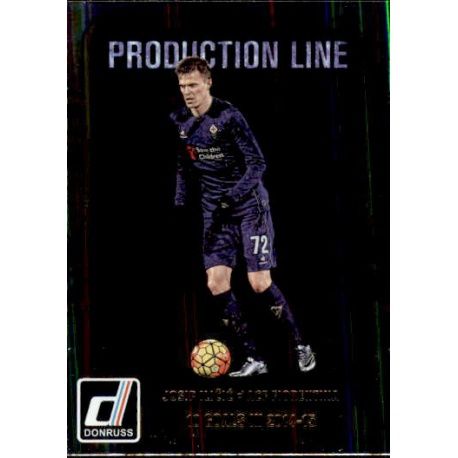 Josip Ilicic Production Line 21 Donruss Soccer 2016-17