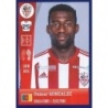 Sale Sticker of Oumar Gonzalez AC Ajaccio Panini Foot 2023 Album