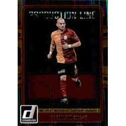 Wesley Sneijder Production Line 32 Donruss Soccer 2016-17