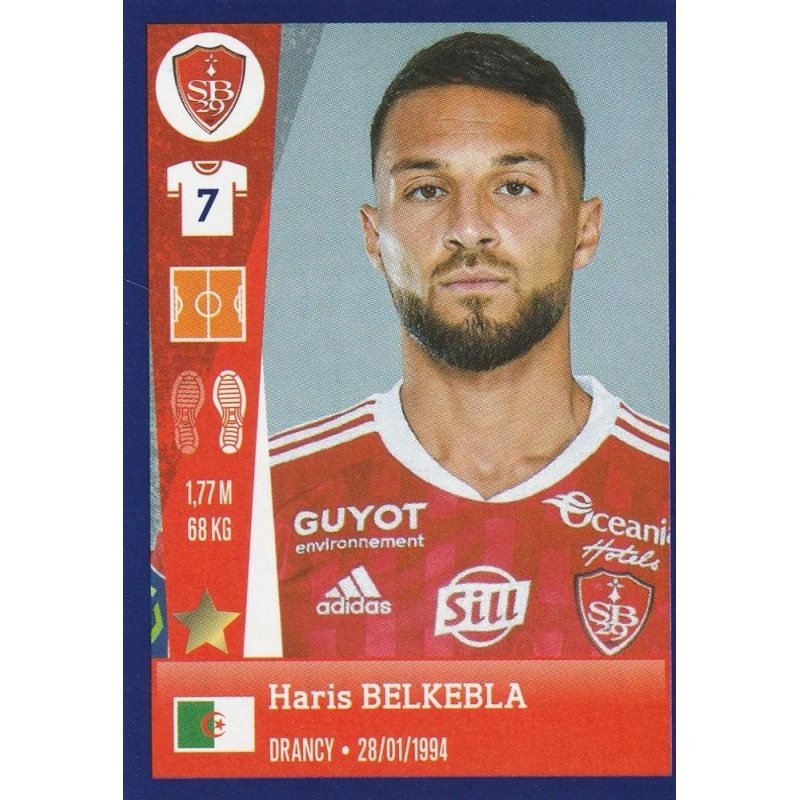 Carte Panini Score 2023 - Stade Brestois 29 (Brest) - Ligue 1, Très Bon état