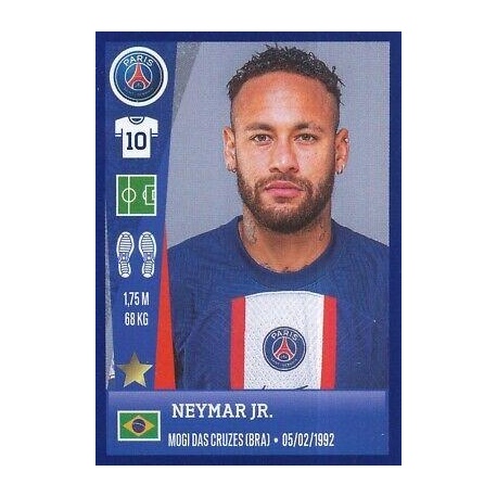 Sale Sticker of Neymar Jr Paris Saint-Germain Panini Foot 2023 Ligue 1