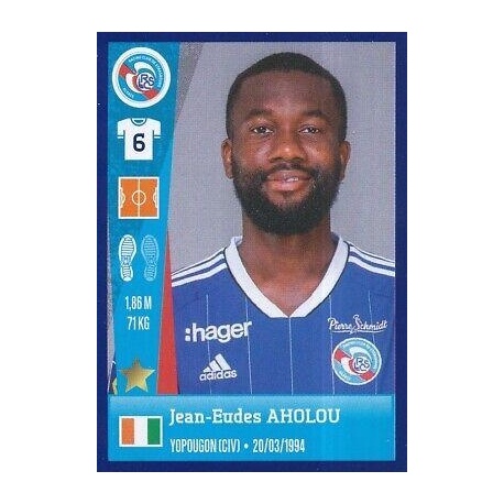Jean-Eudes Aholou RC Strasbourg Alsace 404
