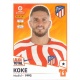 Koke Atlético Madrid 55