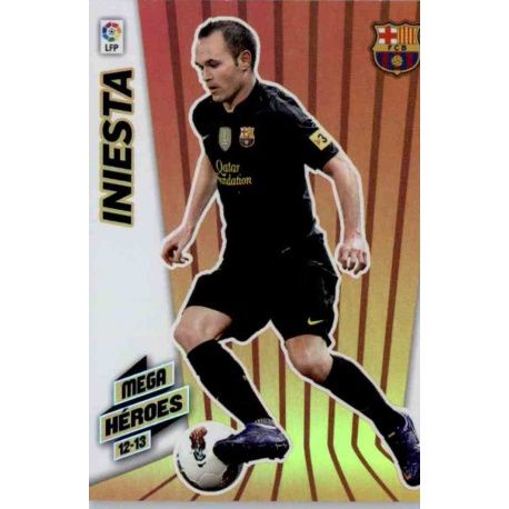 Iniesta Mega Héroes Barcelona 370 Megacracks 2012-13