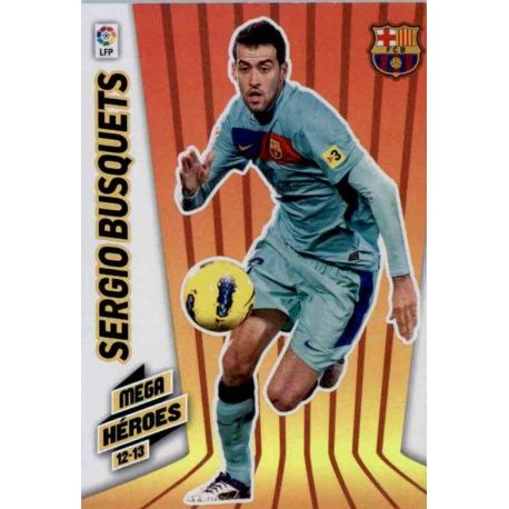 Sergio Busquets Mega Héroes Barcelona 380 Megacracks 2012-13