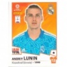 Buy Sticker Andriy Lunin Real Madrid Panini La Liga Total 22-23