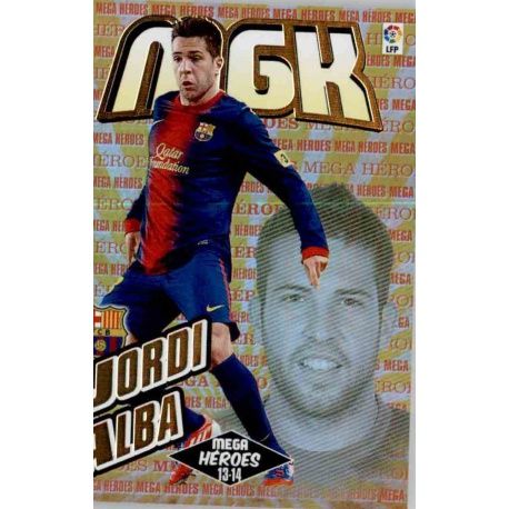 Jordi Alba Mega Héroes Barcelona 373 Megacracks 2013-14