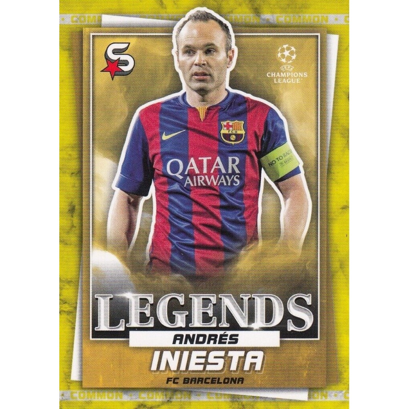 【25枚限定！直筆サイン】イニエスタ TOPPS UCL  バルセロナ