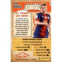 Deulofeu Mega Promesas Barcelona 414 Megacracks 2013-14