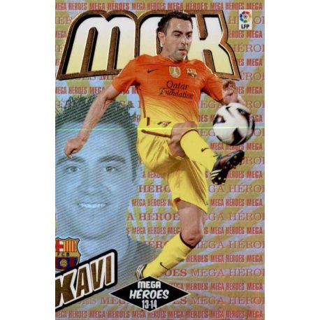 Xavi Mega Héroes Barcelona 382 Megacracks 2013-14