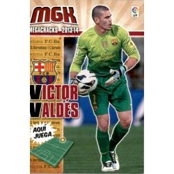 Víctor Valdés Barcelona 56 Megacracks 2013-14