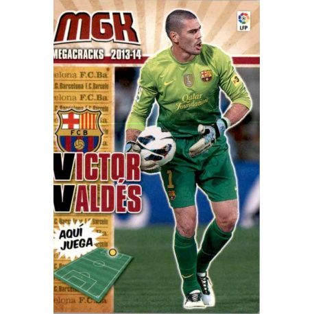Víctor Valdés Barcelona 56 Megacracks 2013-14