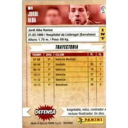 Jordi Alba Barcelona 61 Megacracks 2013-14