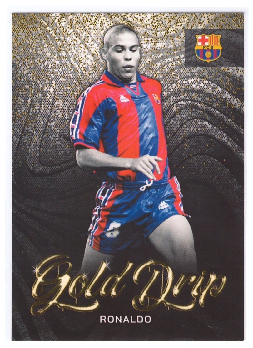 Offer Soccer Cards Ronaldo Gold Drip 2022-23 Topps Official Team 