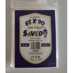 Standard Card Sleeves Clear 65 x 90 - Pack 100