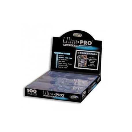 Caja Ultra Pro Hojas 9 Bolsillos Silver