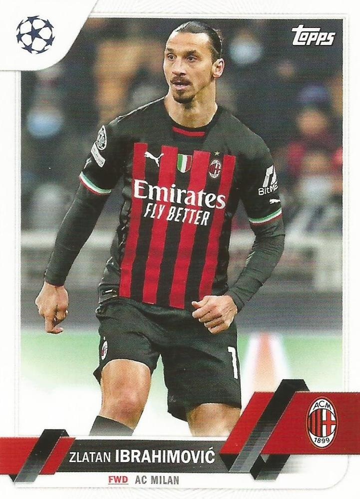 Buy Cards Zlatan Ibrahimović AC Milan 2022-23 Topps Uefa Club