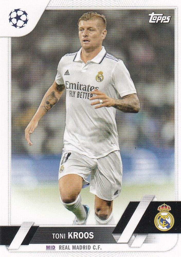 Trading Cards Toni Kroos Real Madrid 2022 23 Topps Uefa Club