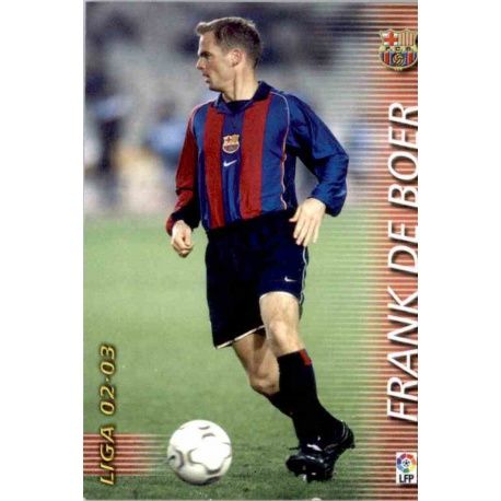 Frank De Boer Barcelona 60 Megafichas 2002-03